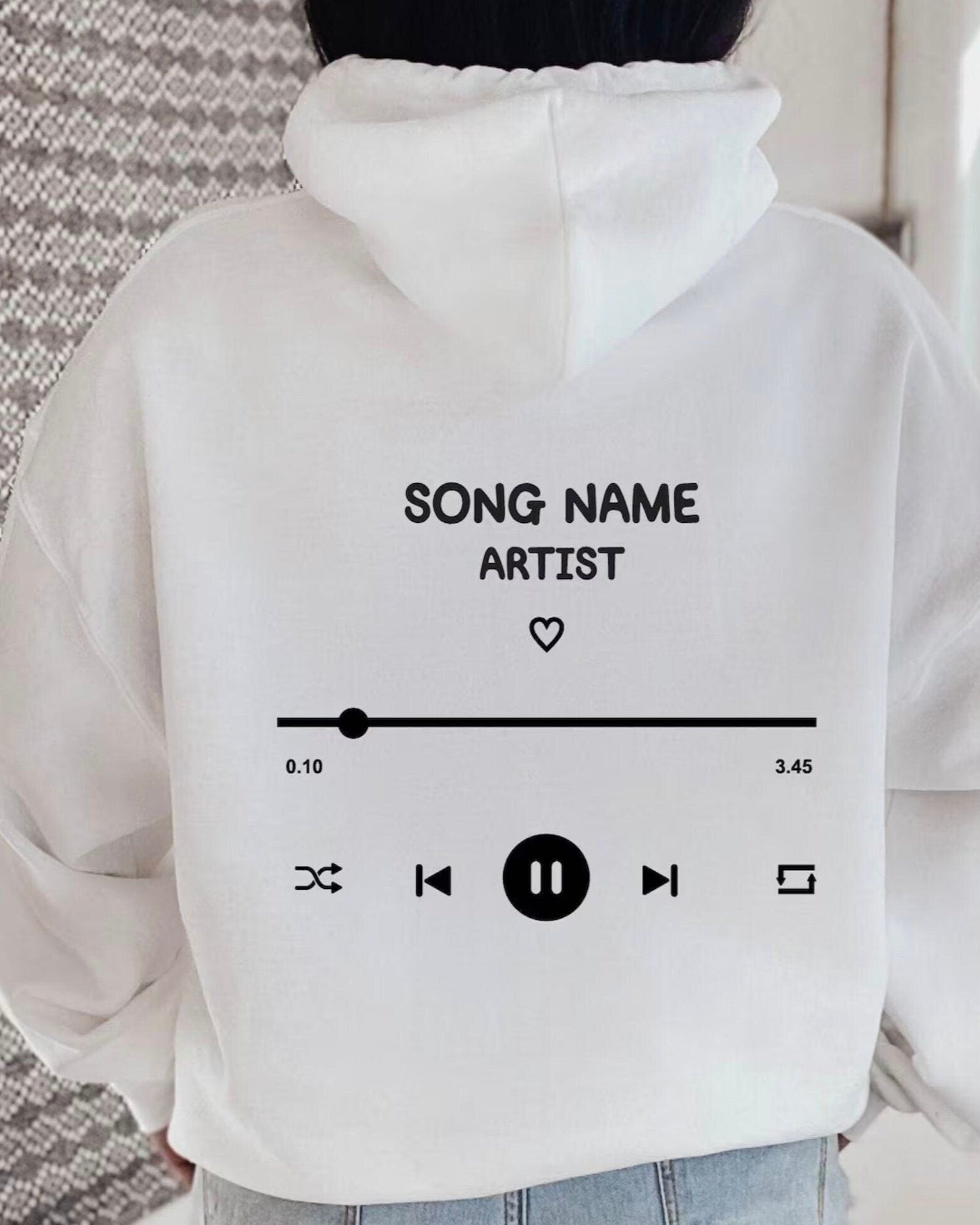 Custom Playlist Hoodie