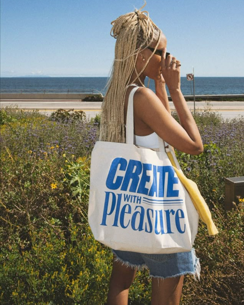 Create With Pleasure Tote Bag