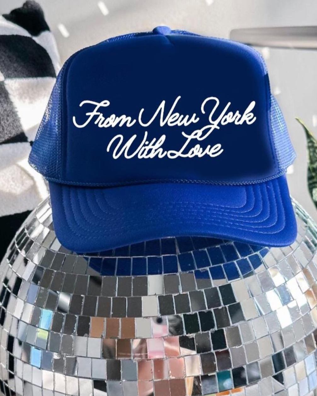 From New York With Love Trucker Hat