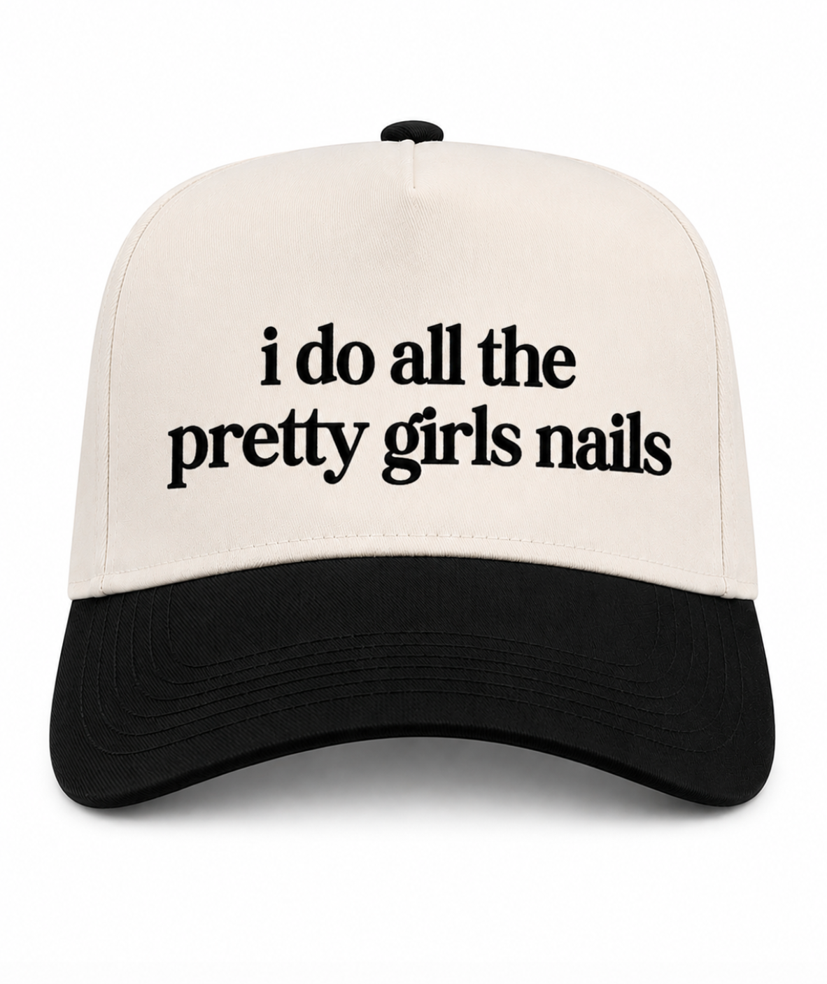 I Do All The Pretty Girls Nails Canvas Hat