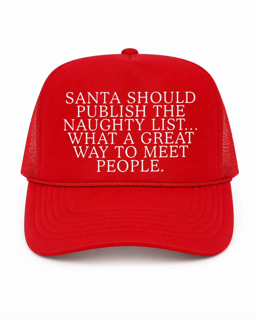 Publish The Naughty List Trucker Hat