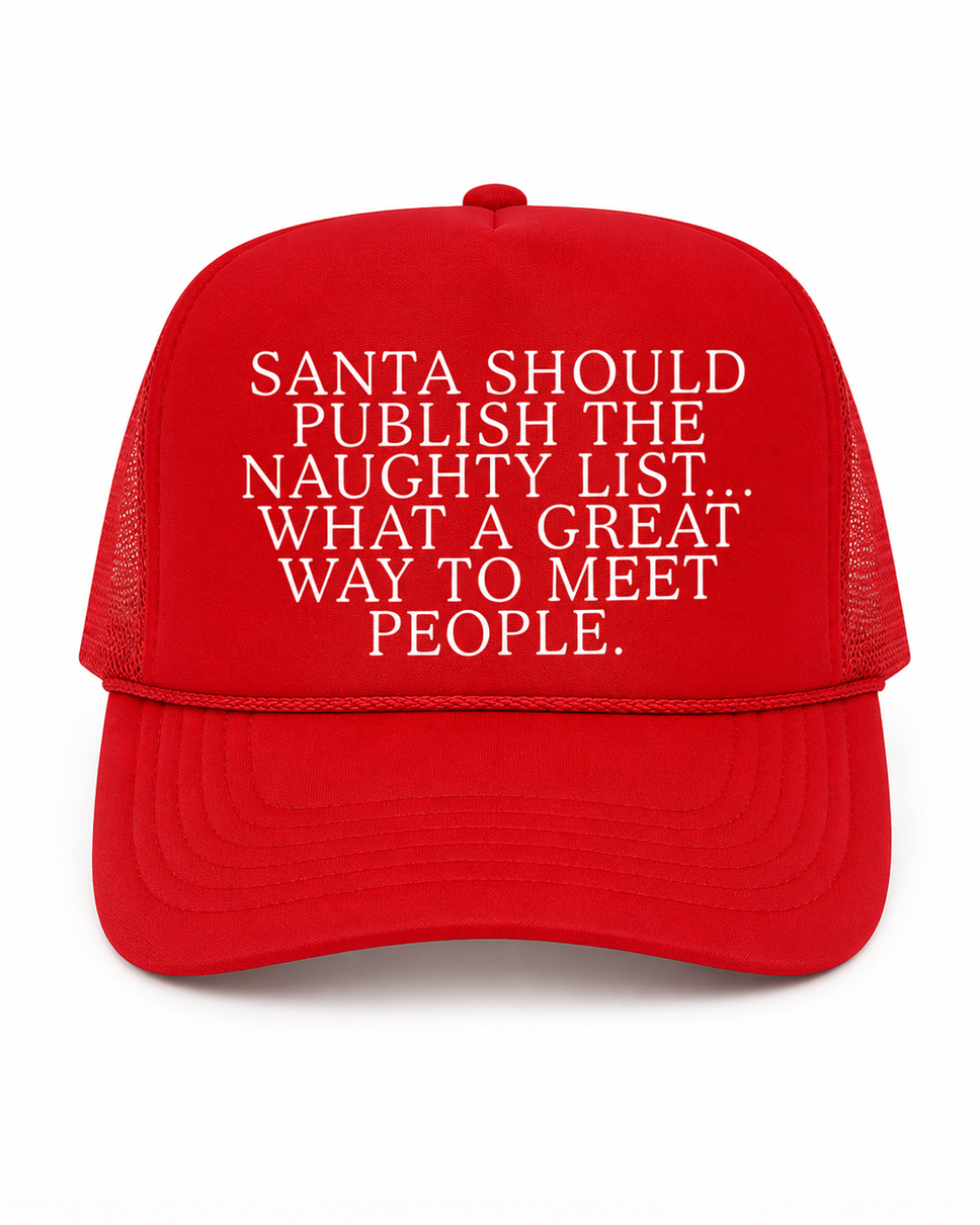 Publish The Naughty List Trucker Hat