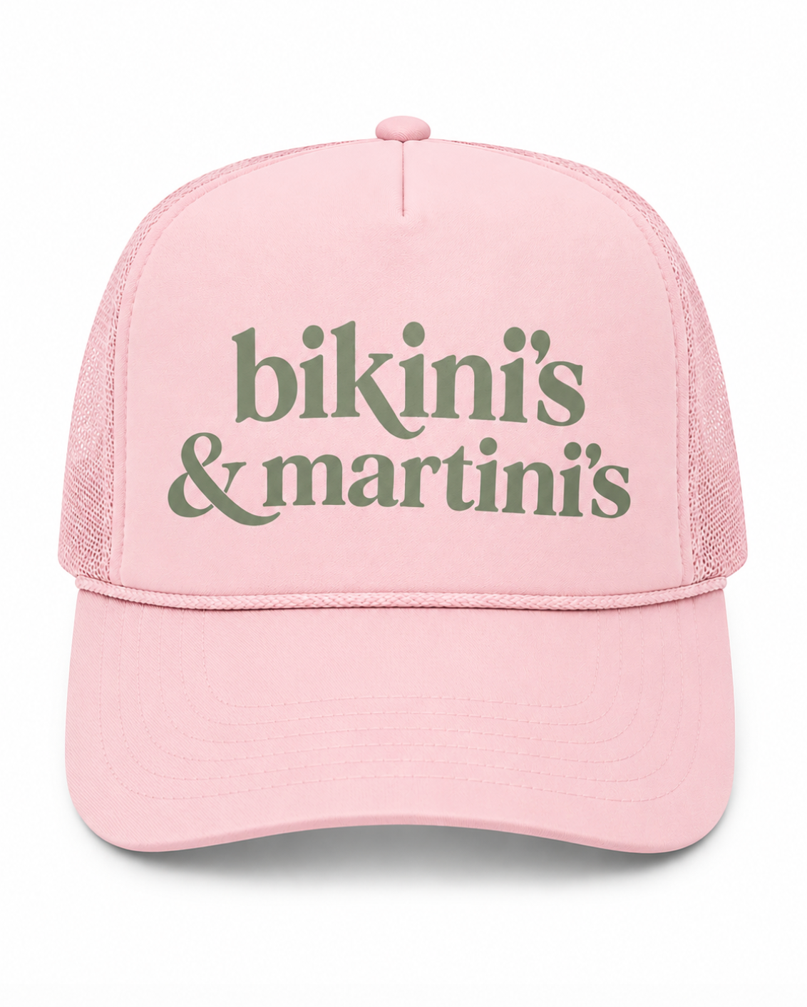 Bikini's & Martini's Foam Trucker Hat