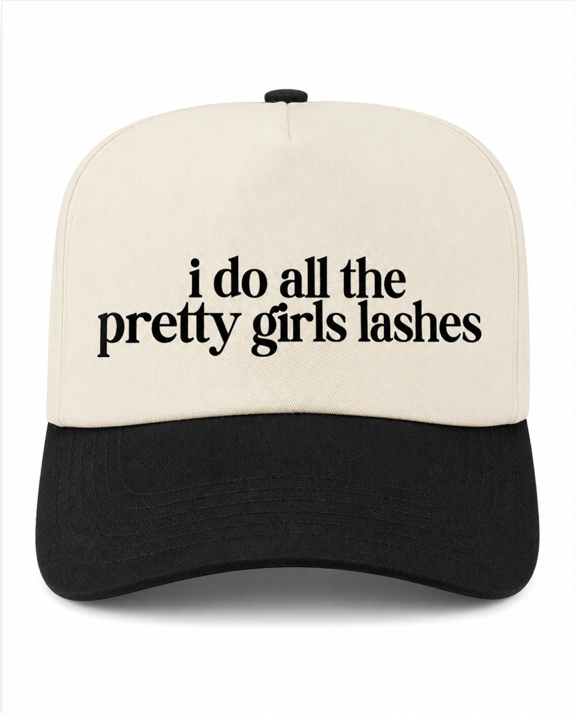 I Do All The Pretty Girls Lashes Canvas Hat