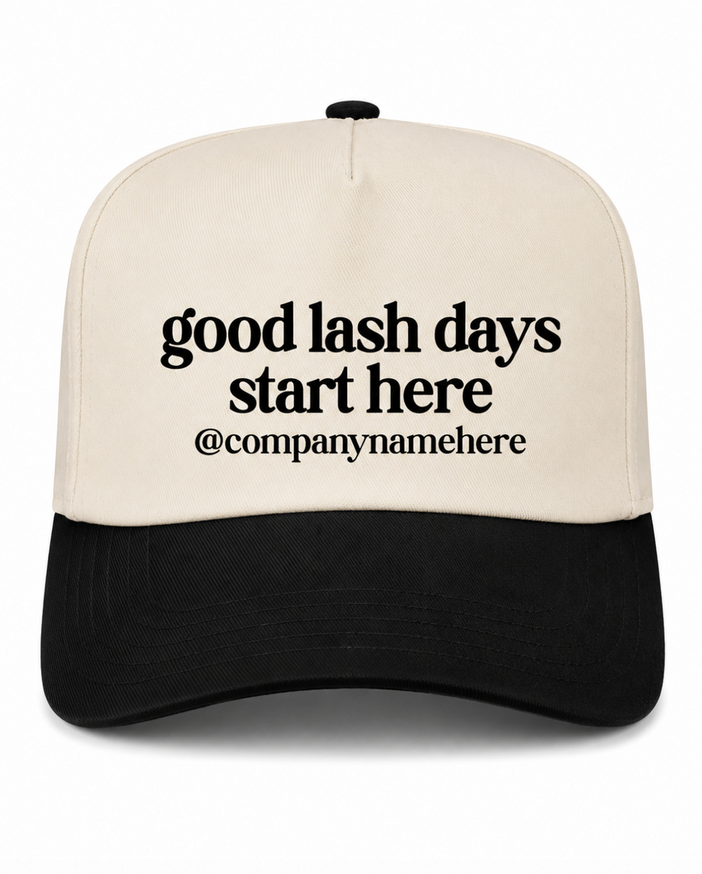 Good Lash Days Start Here Custom Canvas Hat