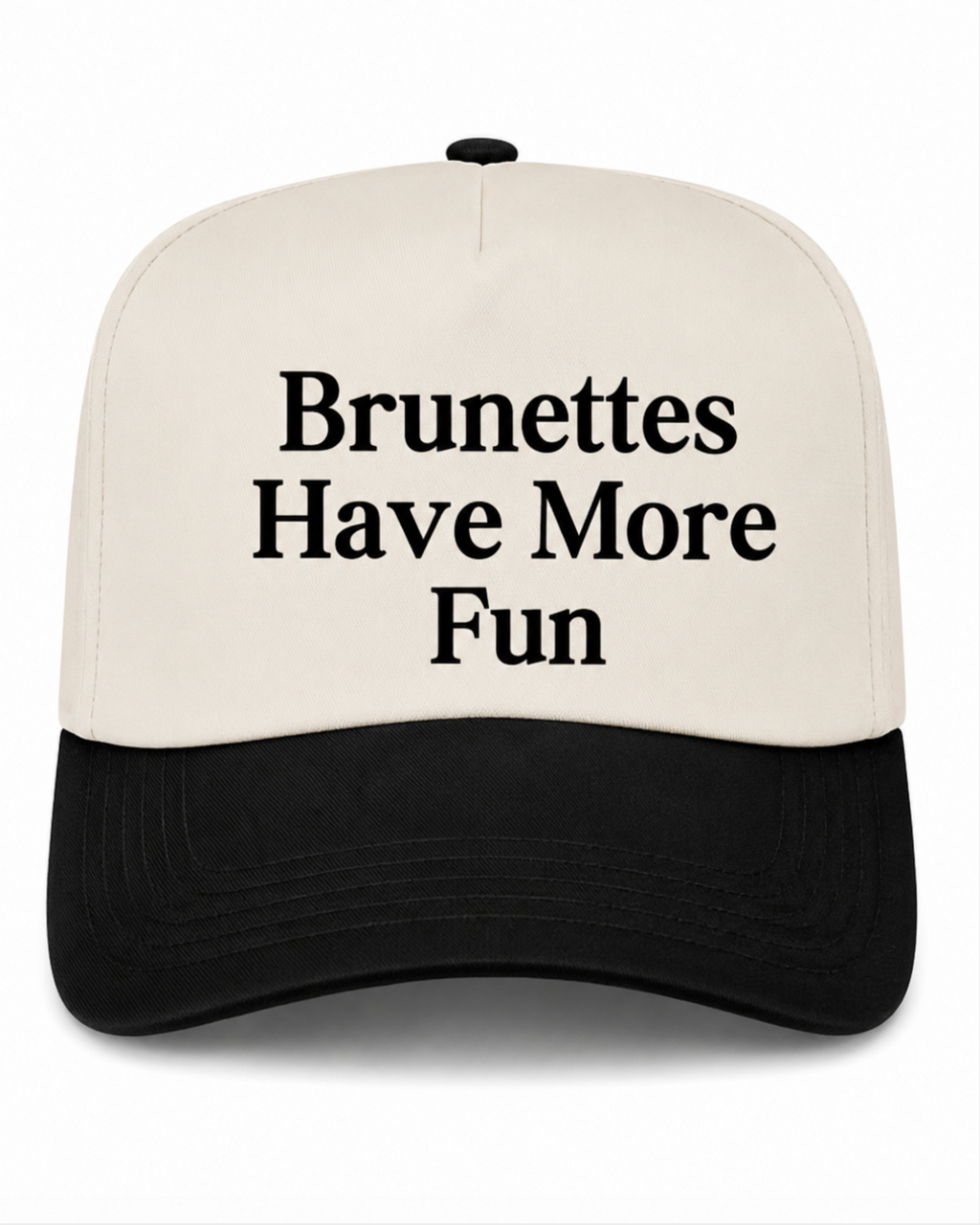 Brunettes Have More Fun Canvas Hat