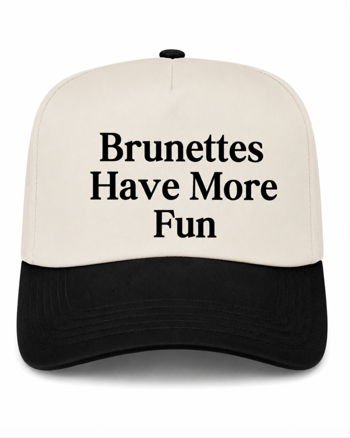 Brunettes Have More Fun Canvas Hat