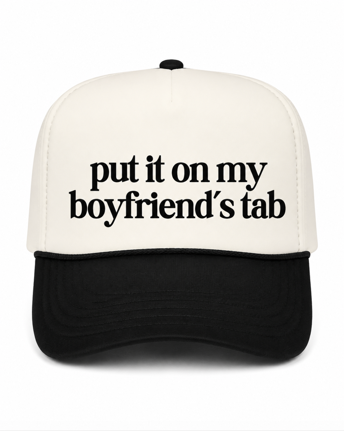 Put It On My Boyfriend's Tab Canvas Hat