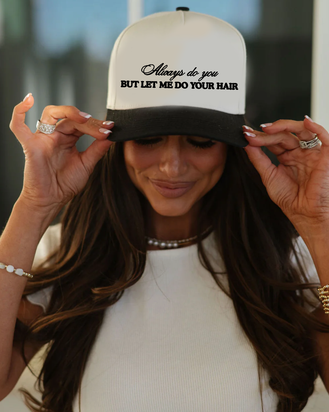 Always Do You But Let Me Do Your Hair Canvas Hat