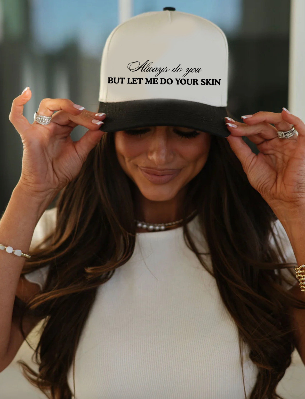 Always Do You But Let Me Do Your Skin Canvas Hat