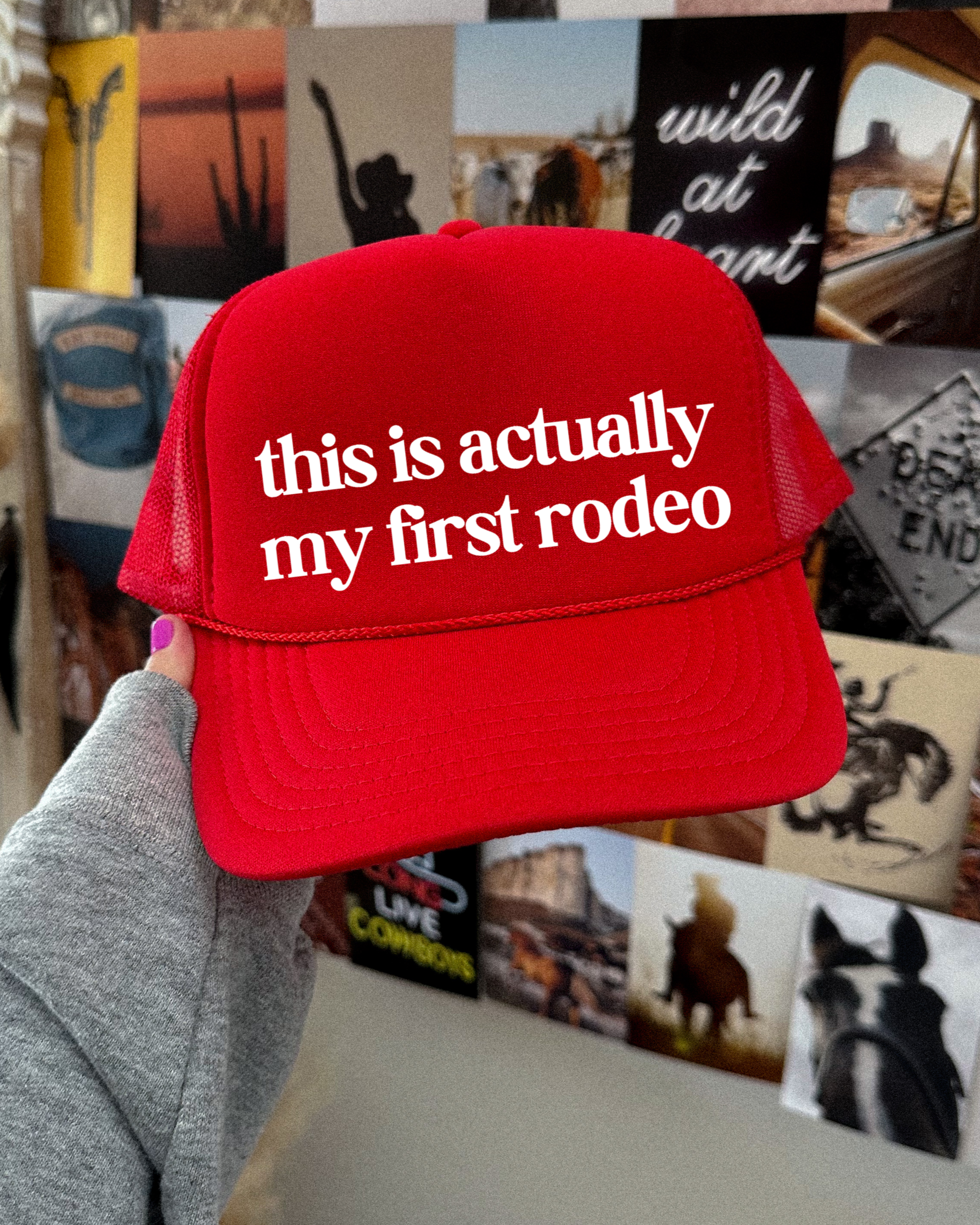 First Rodeo Trucker Hat