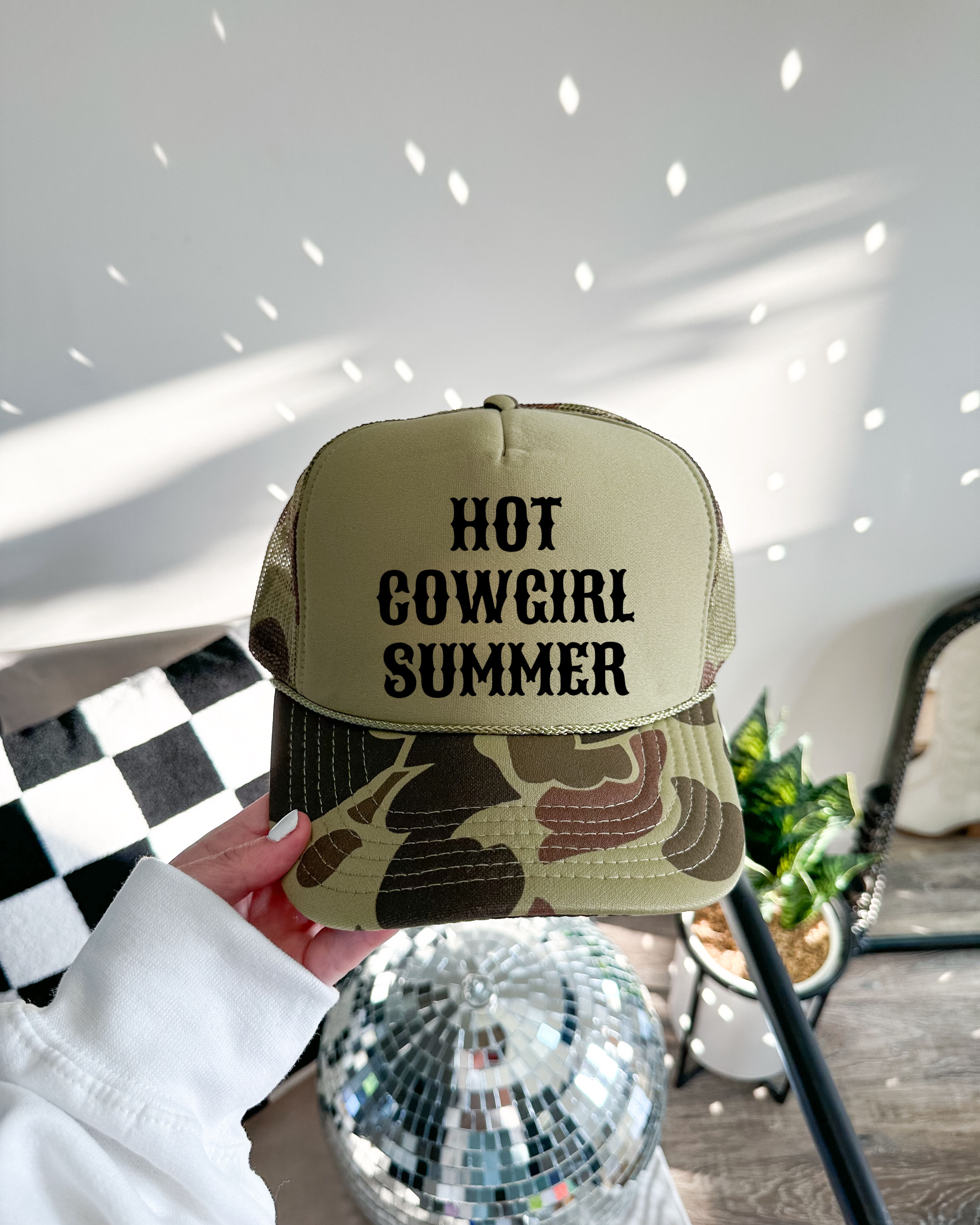 Hot Cowgirl Summer Trucker Hat