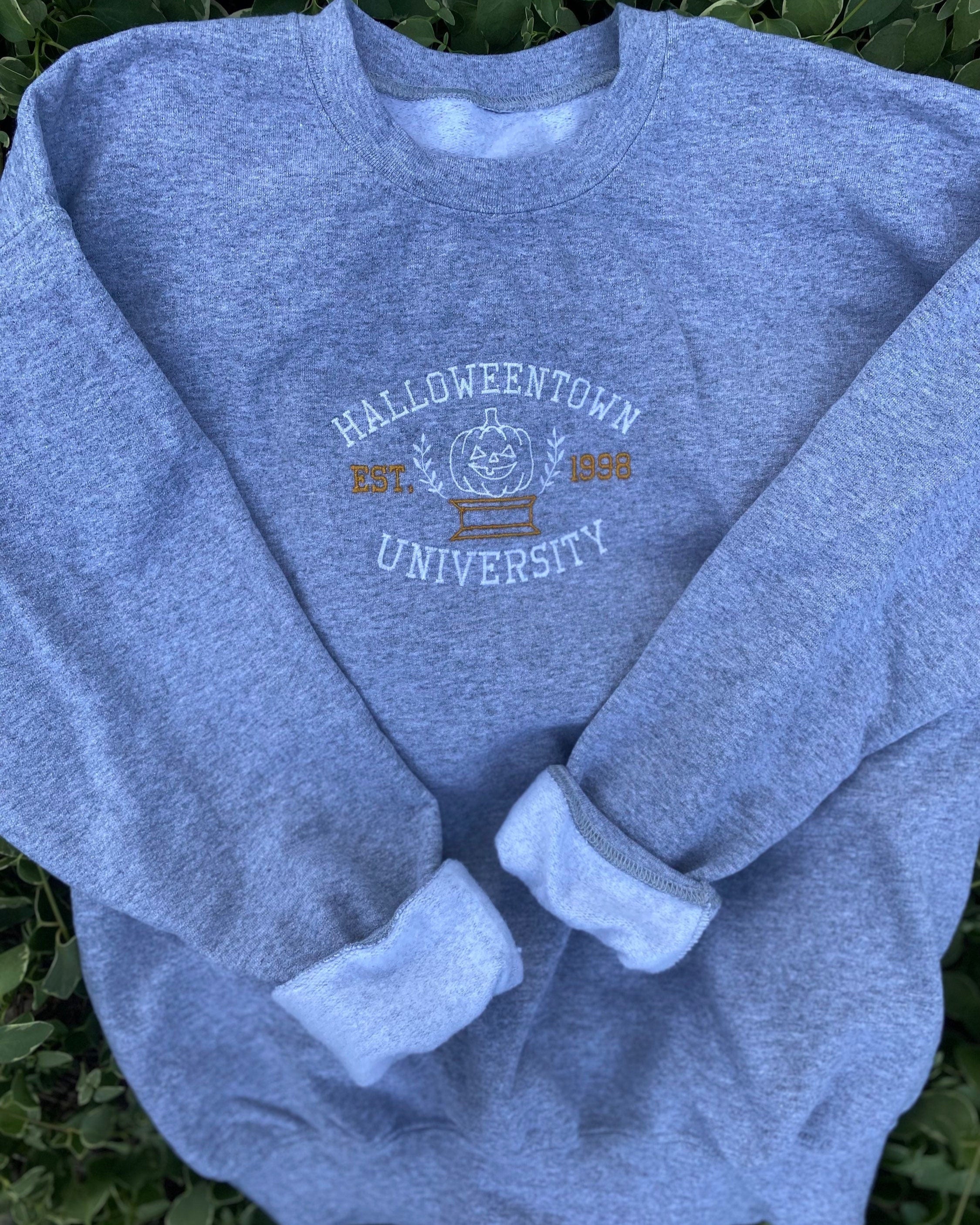 Halloweentown University Embroidered Crewneck