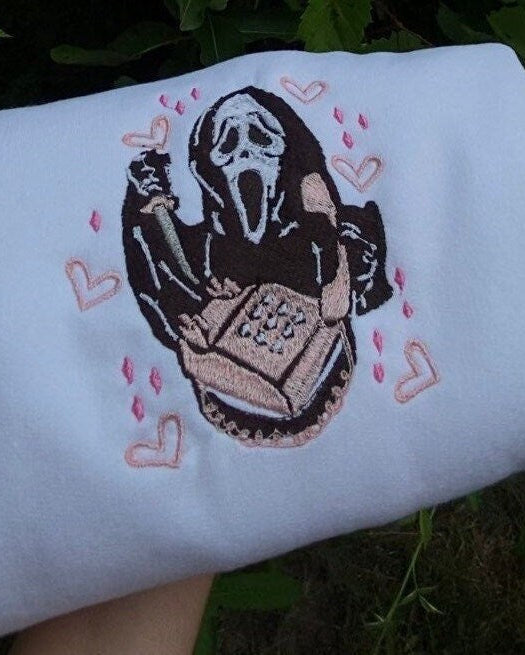 Ghost Face Halloween Crewneck
