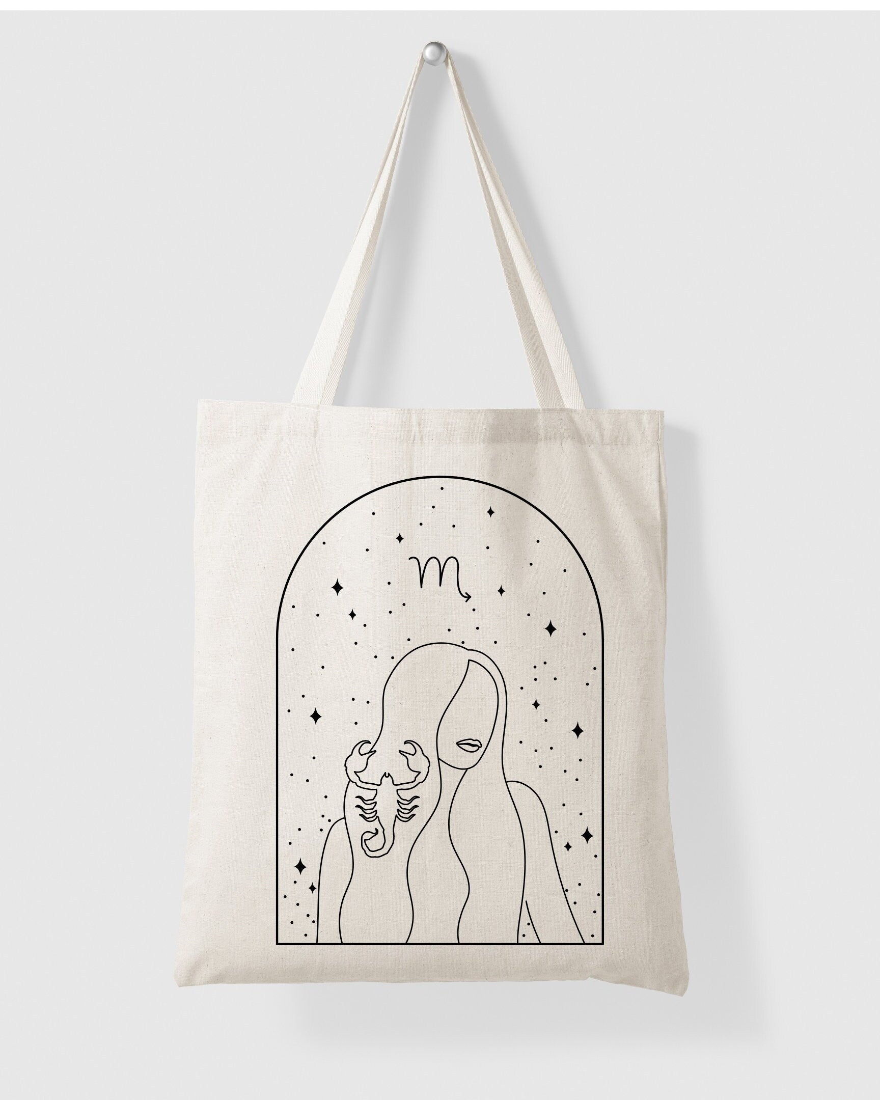 Scorpio Horoscope Tote Bag