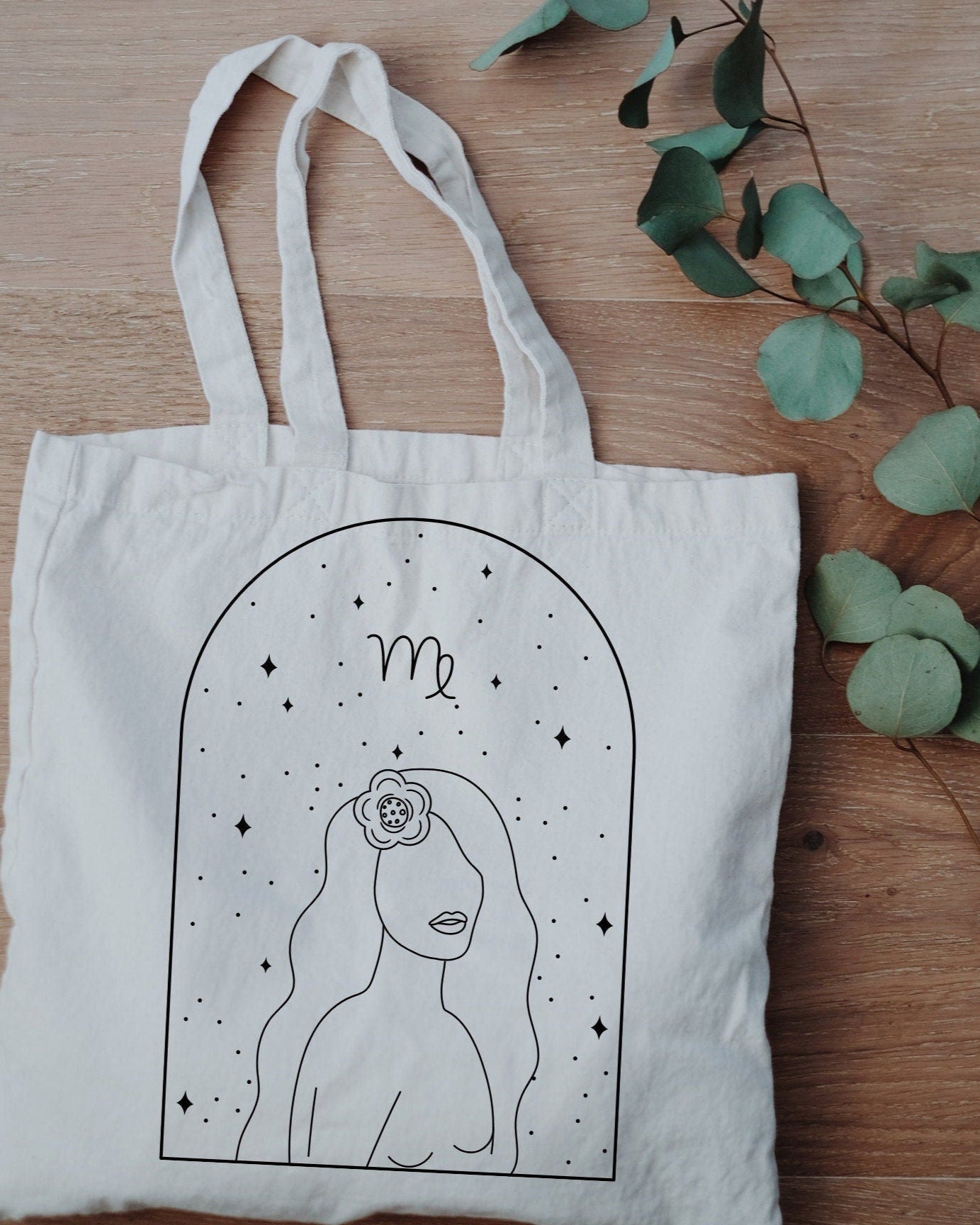 Virgo Horoscope Tote Bag