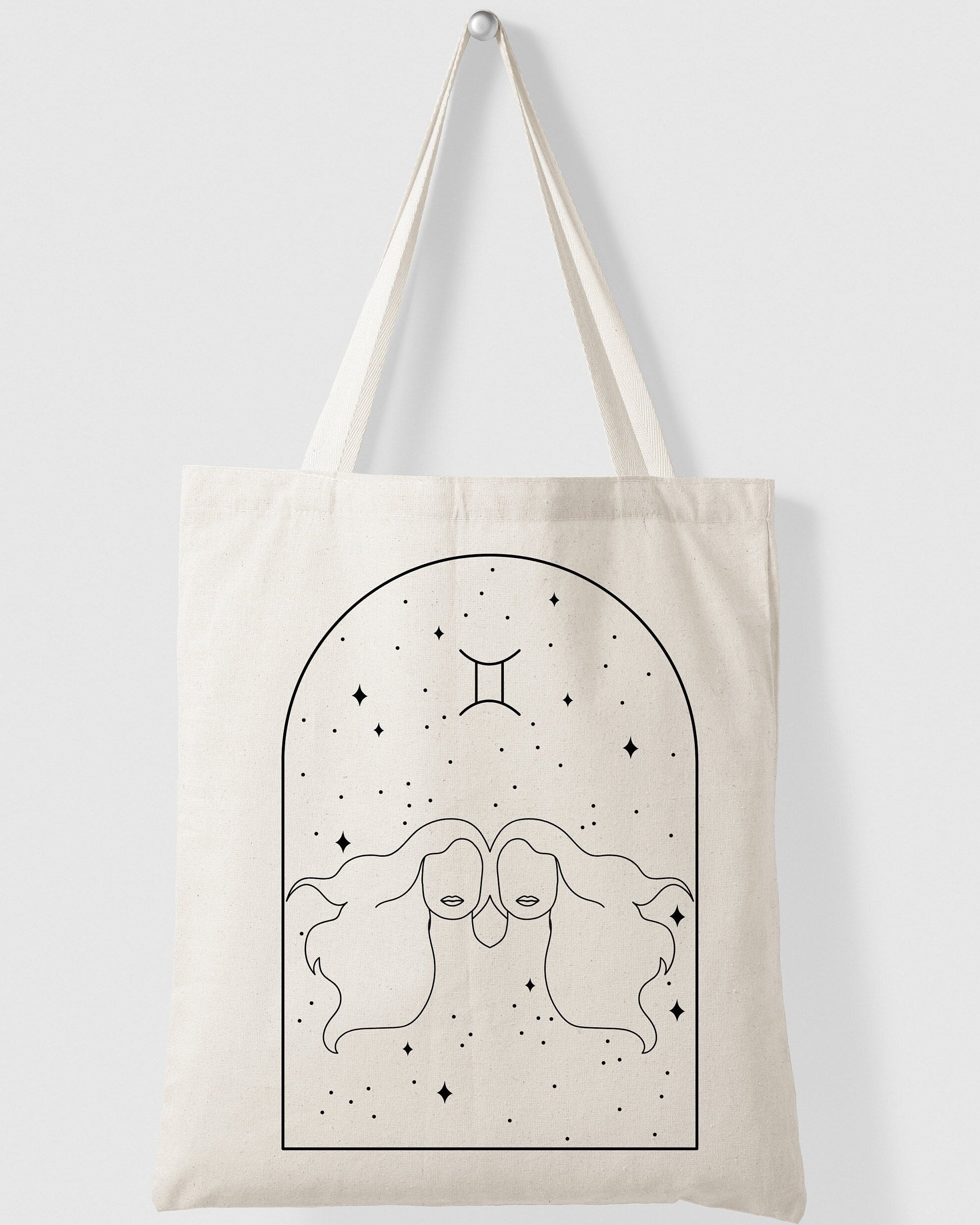 Gemini Horoscope Tote Bag