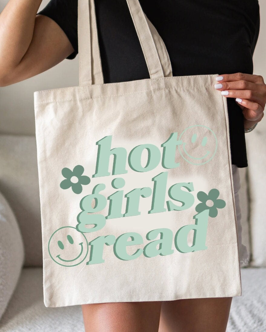 Hot Girls Read Tote Bag