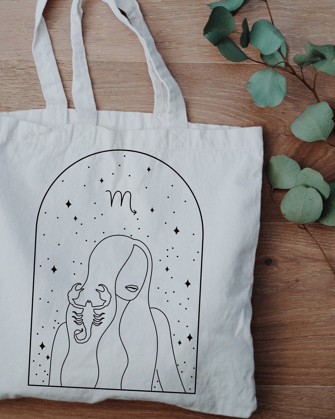 Scorpio Horoscope Tote Bag
