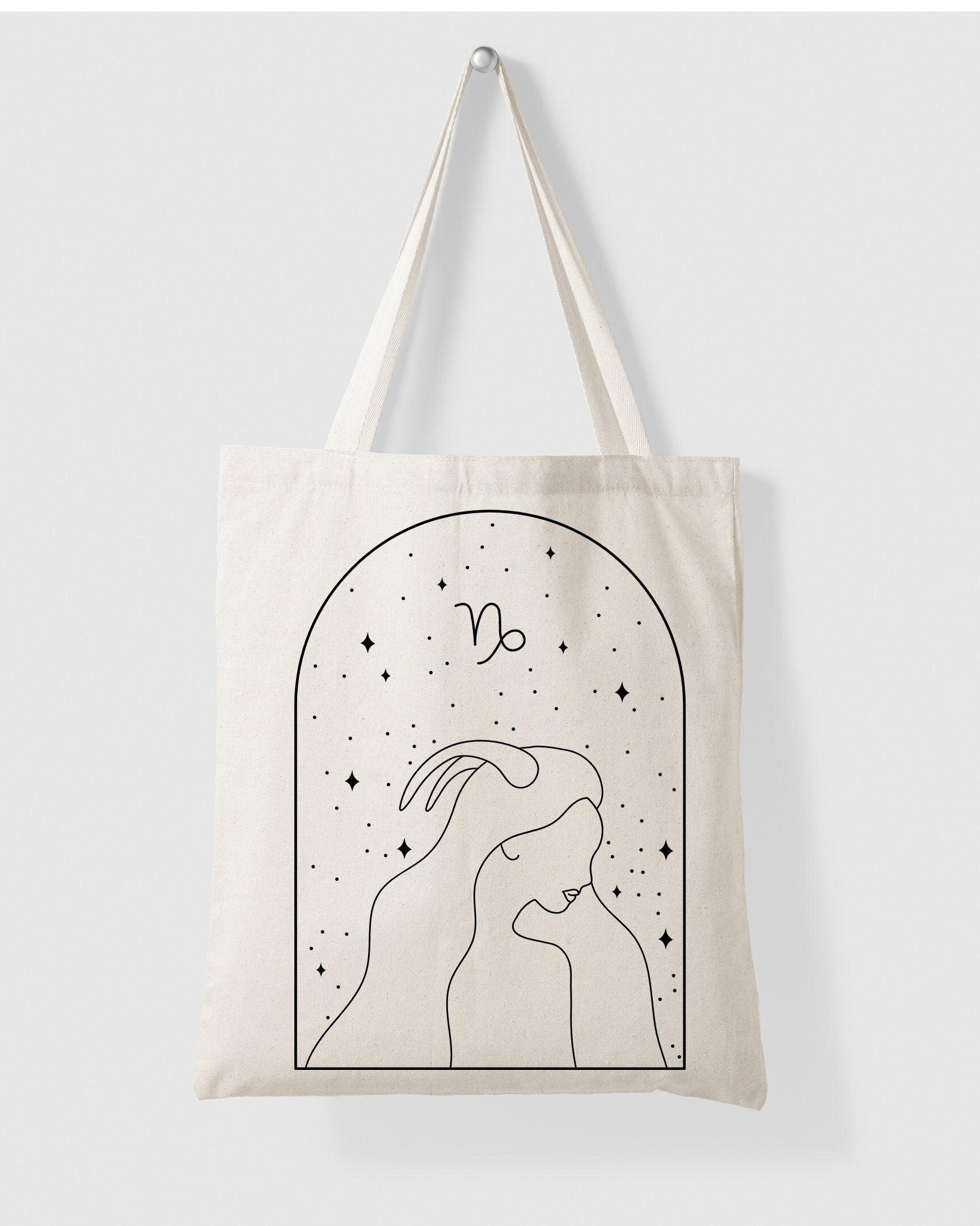 Capricorn Horoscope Tote Bag
