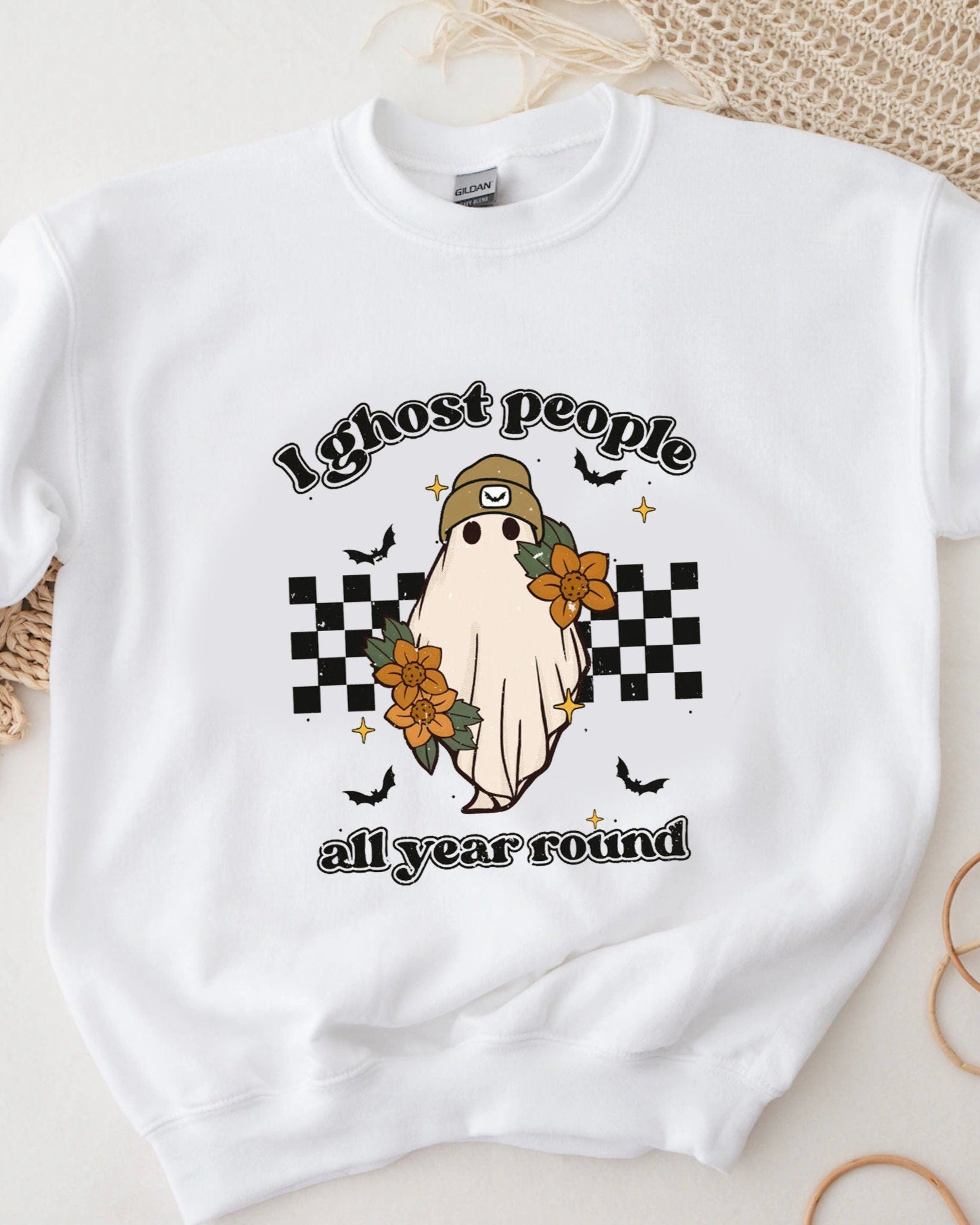 Ghost People All Year Round Crewneck