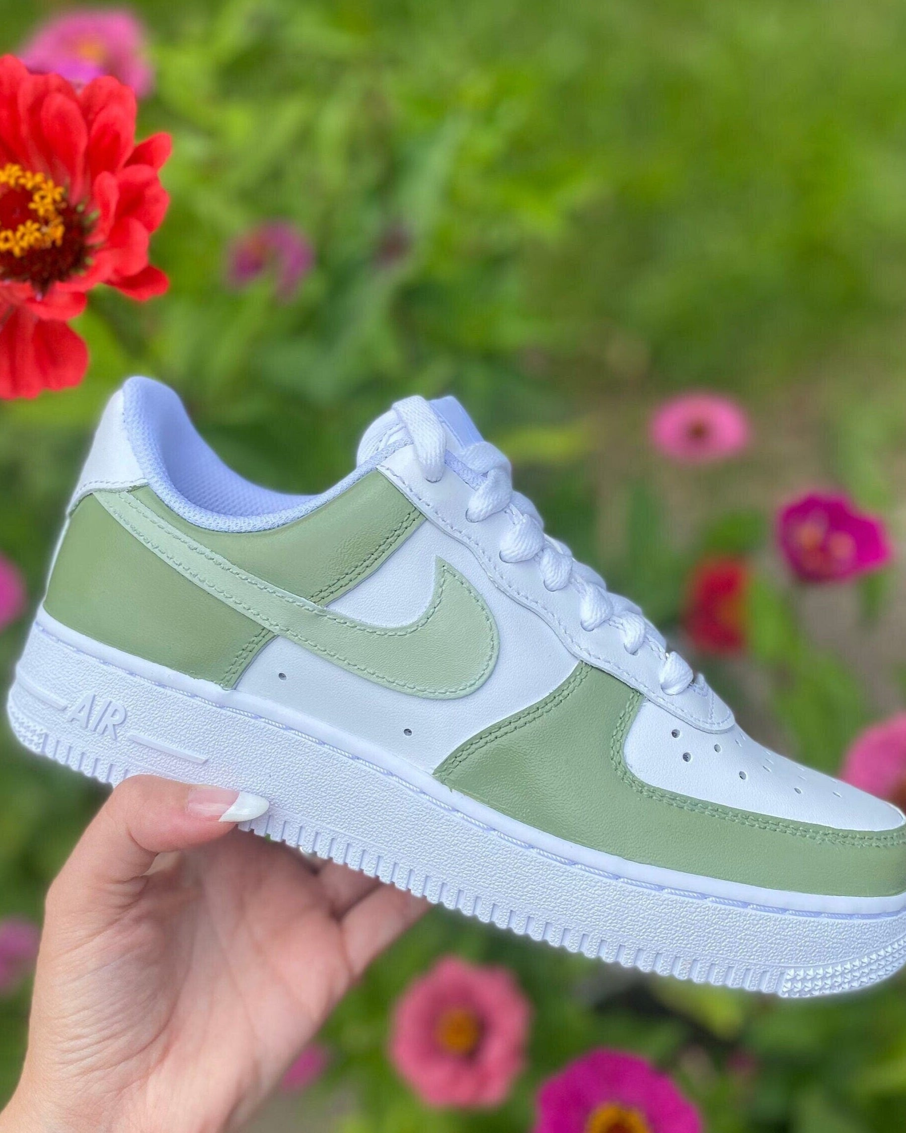 Sage Green Color Block AF1