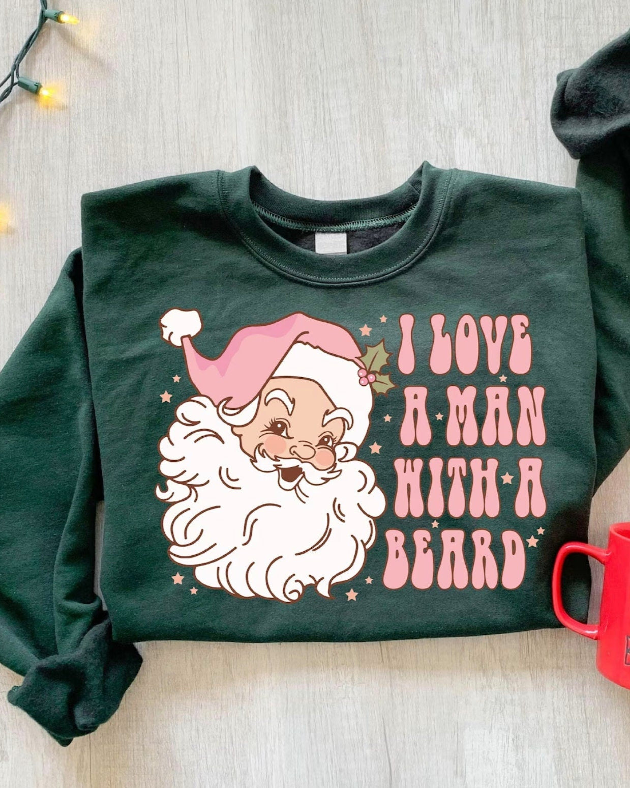 I Love A Man With A Beard Crewneck