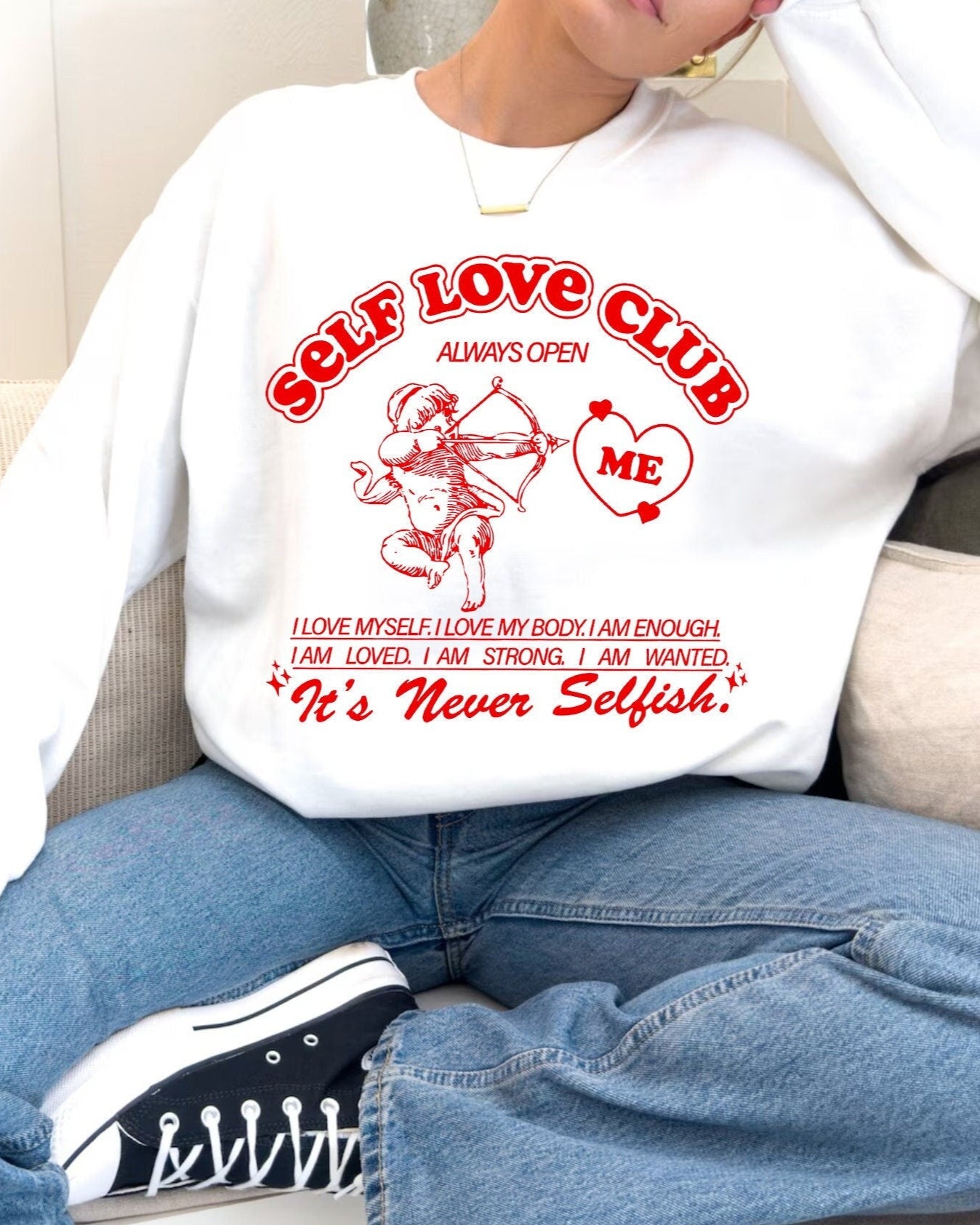 Self-Love Club Crewneck