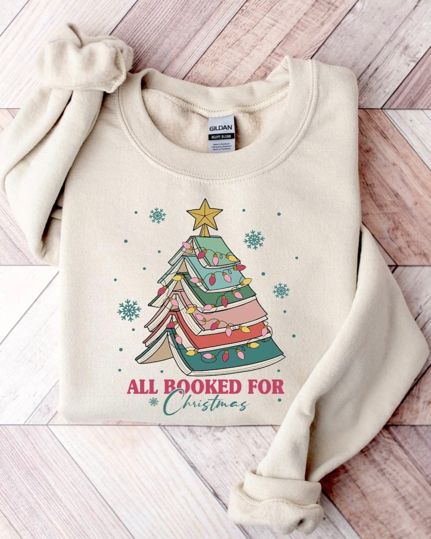 Booked for Christmas Crewneck