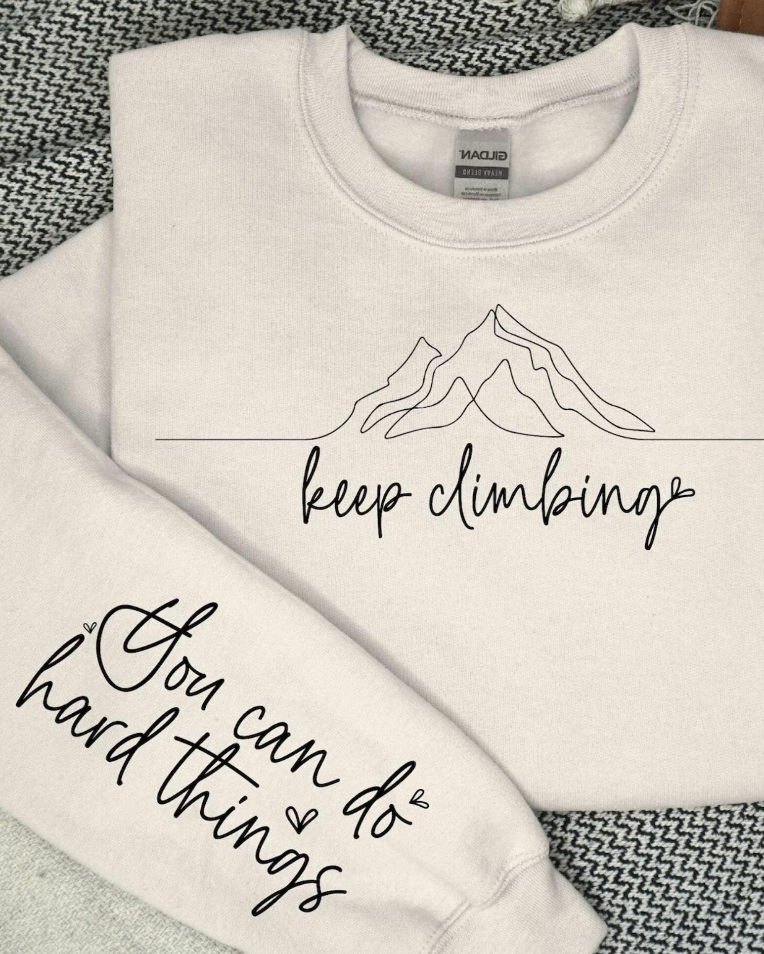 Keep Climbing Sleeve Crewneck