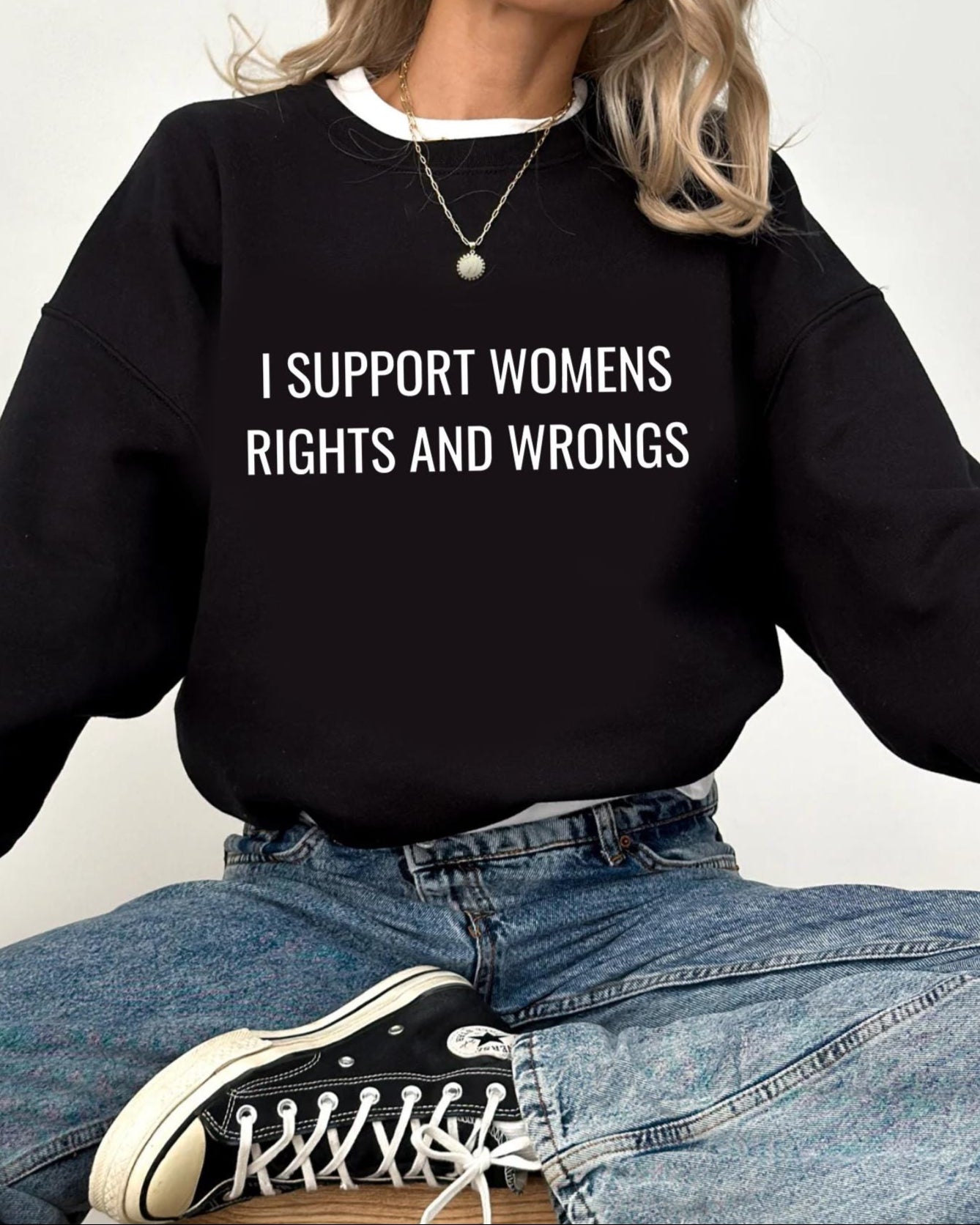 Womens Rights And Wrongs Crewneck
