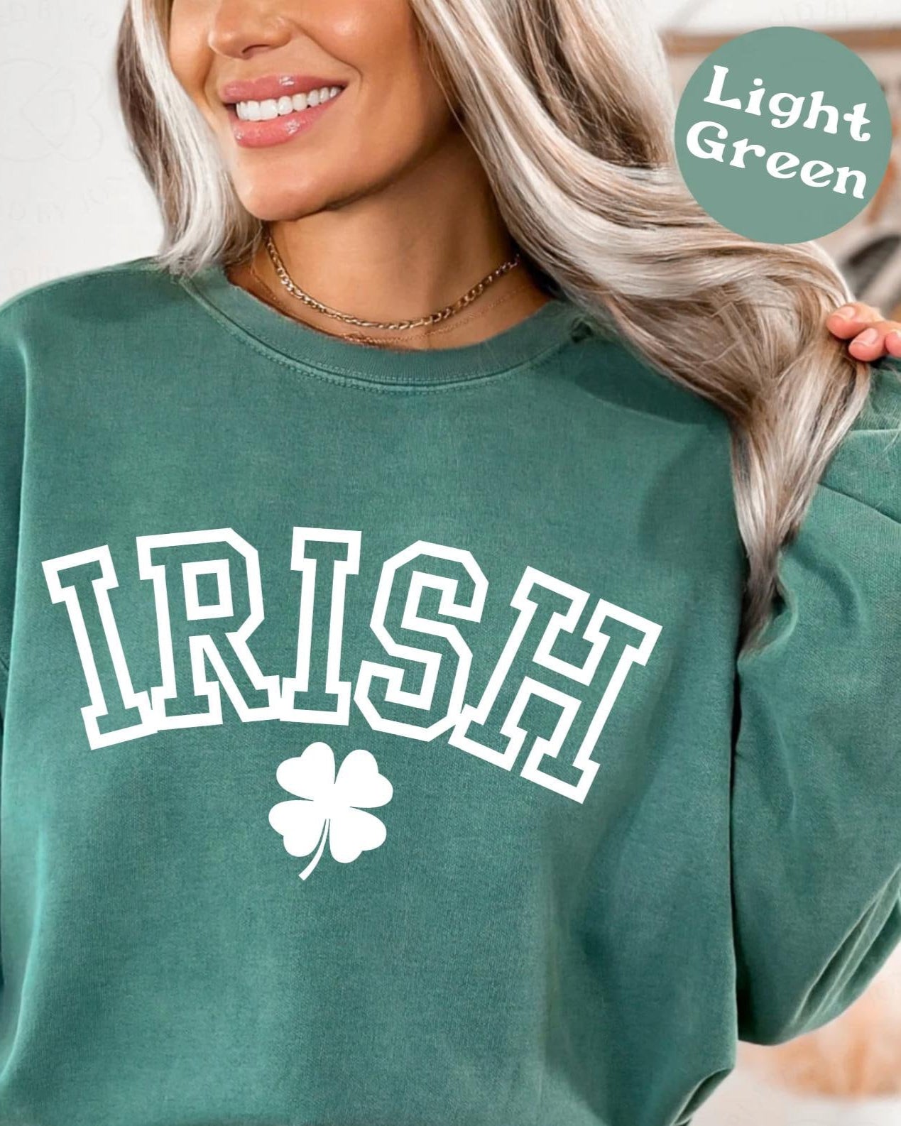 Irish Clover Crewneck