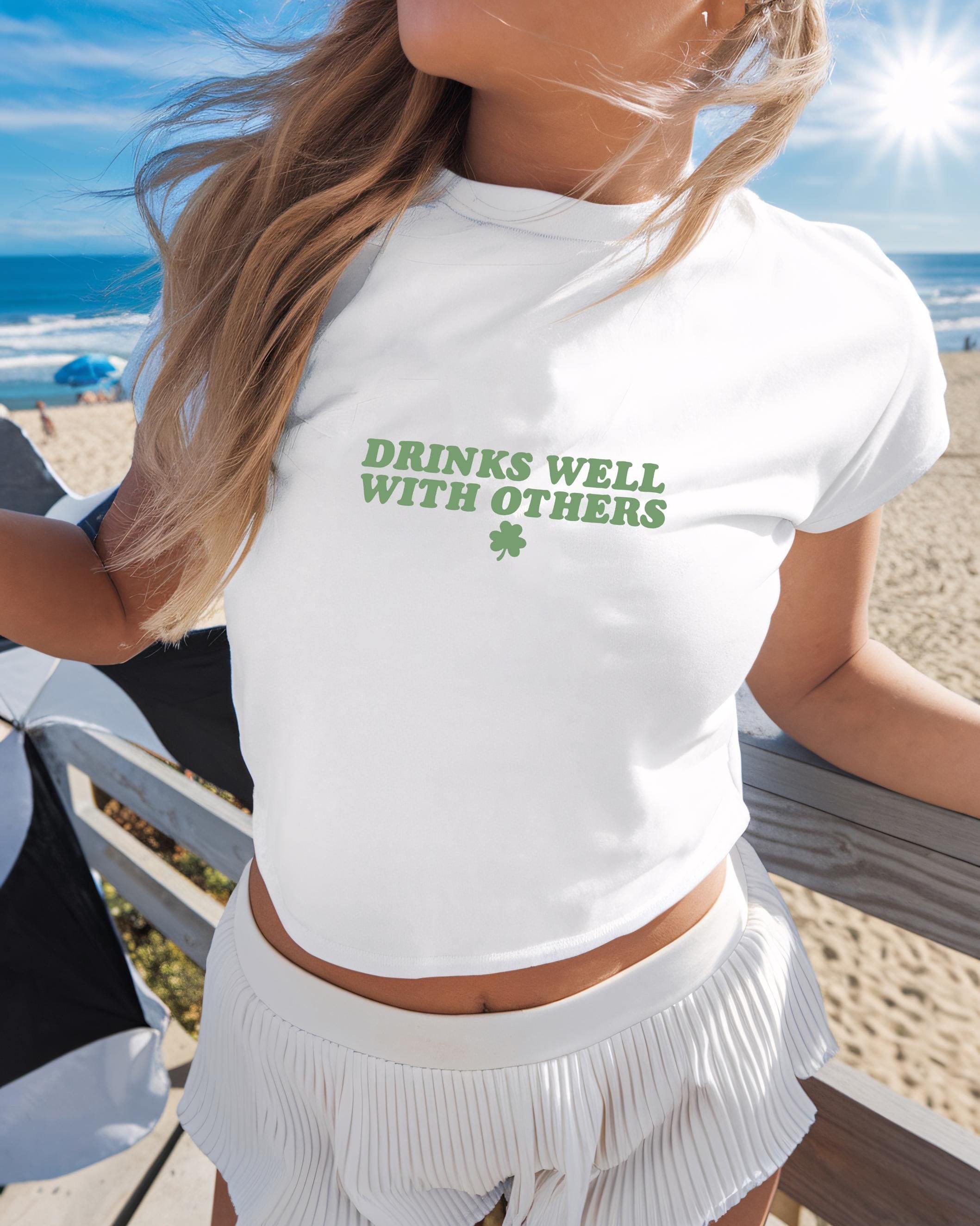 Drinks Well With Others  Baby Tee